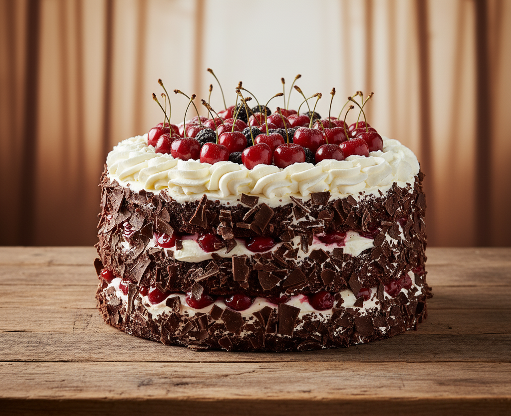 Photo du gâteau Forêt Noire